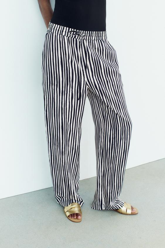 Shop ZARA 2024 SS Casual Style Plain Long Elegant Style Pants (9929/024) by  TIE_BM_6AY