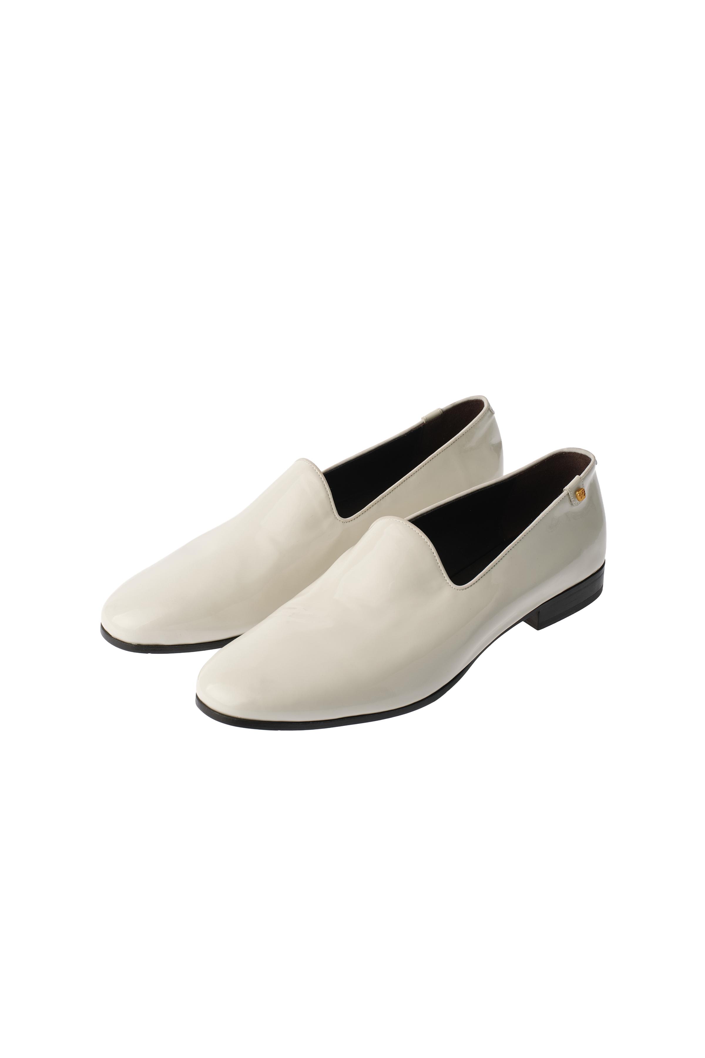 WILLY CHAVARRIA X ZARA PATENT LEATHER LOAFERS - Off White | ZARA
