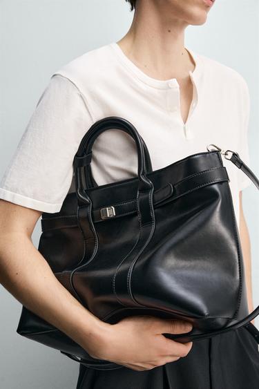 SAC À MAIN CEINTURE - Noir de Zara - Image 1