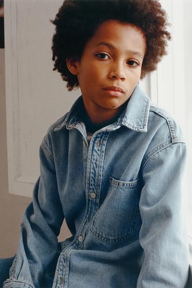 DENIM SHIRT - Blue by Zara