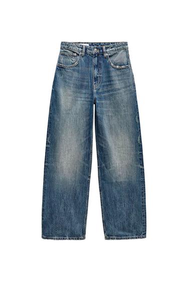 RELAXED OVERSIZE TAPERED HIGH-WAIST JEANS