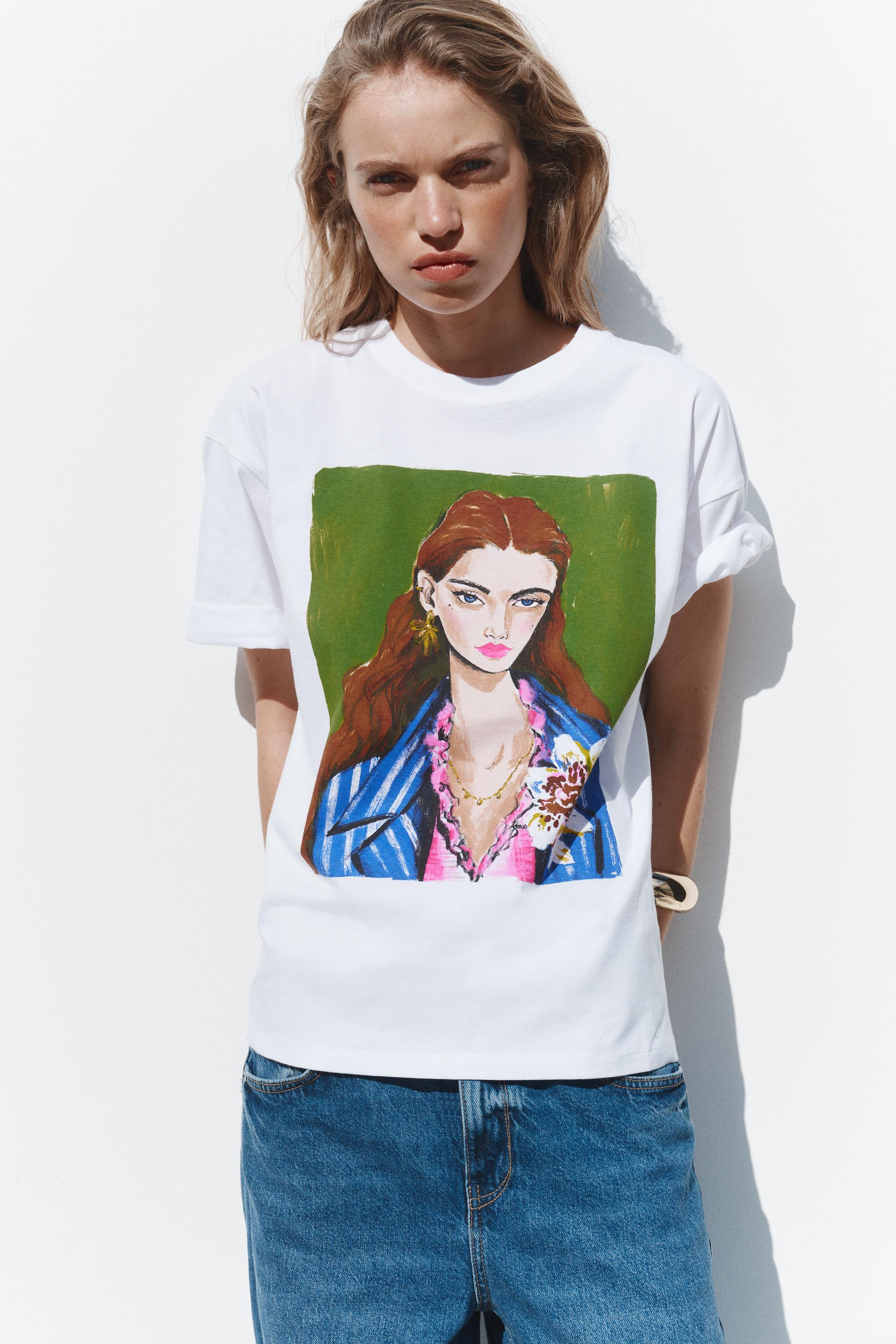 【ZARA】ガールプリントTシャツ マルチカラ― | 5644/188/330 GIRLS PRINT T-SHIRT - Multicolored | ZARA United States