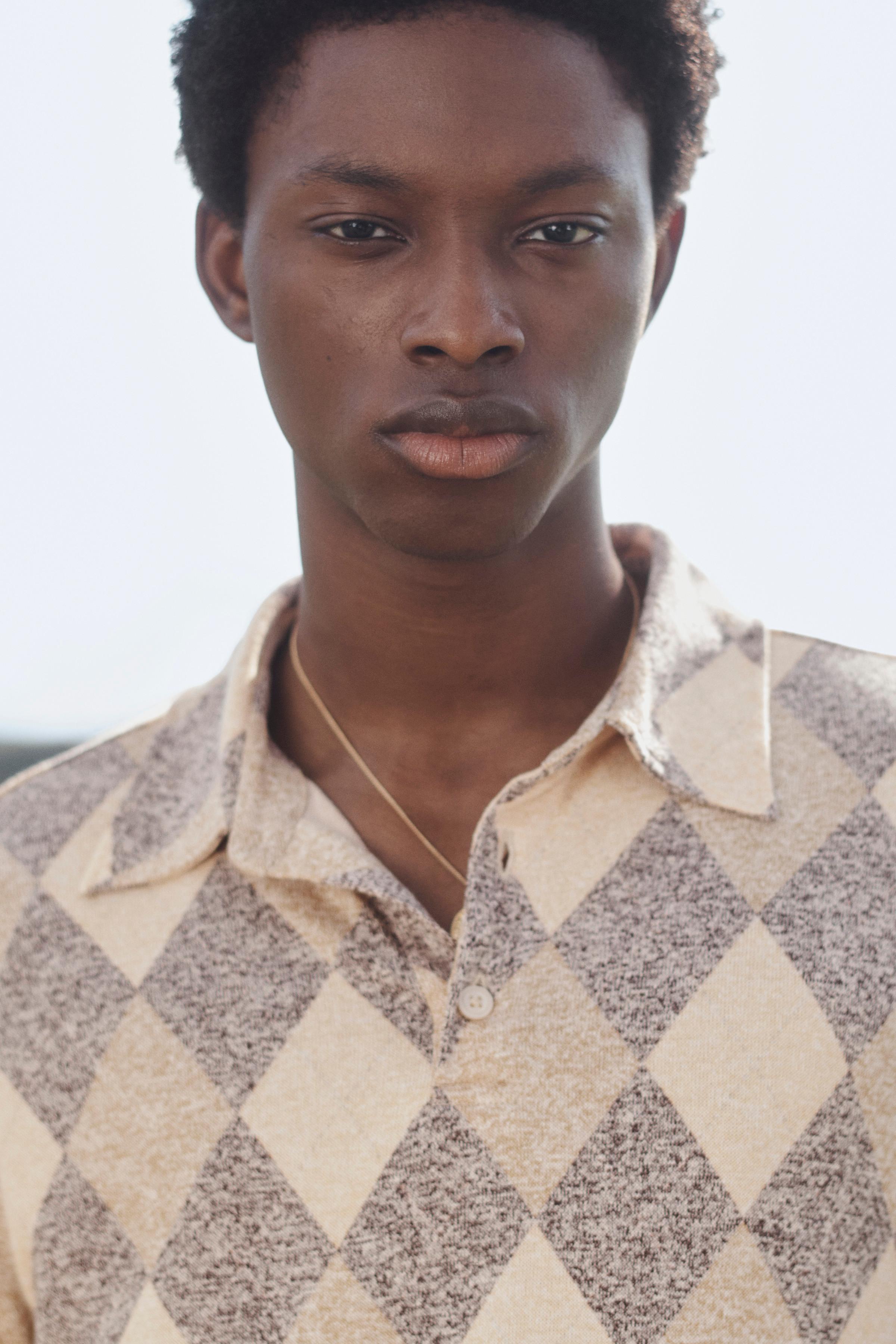 DIAMOND PATTERN LIMITED EDITION POLO SHIRT