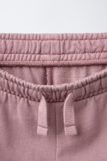 GARMENT DYED JOGGING BERMUDA SHORTS - Pink / Mauve by Zara - Image 2