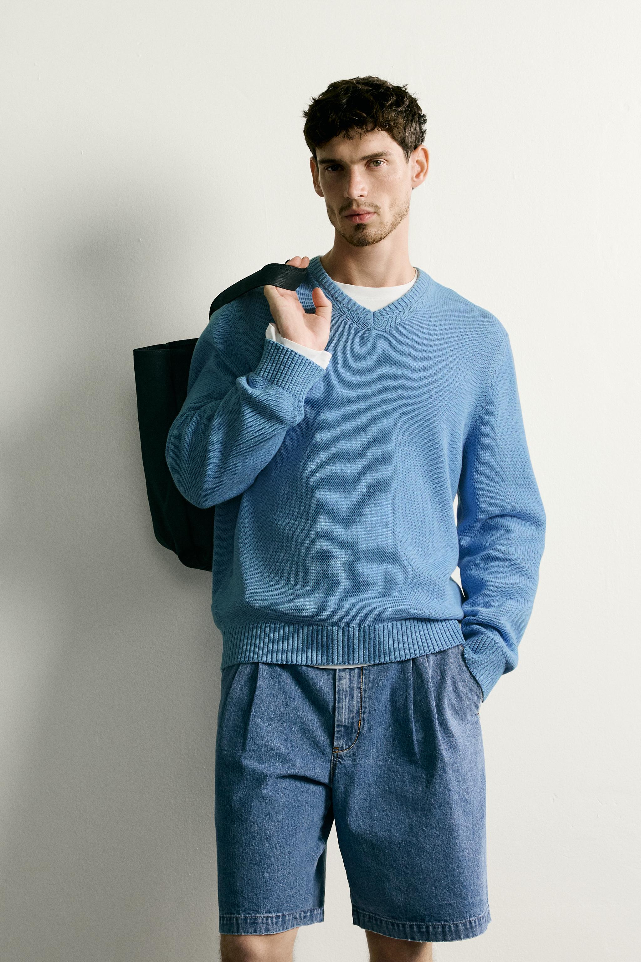 COTTON-LINEN REGULAR FIT JUMPER