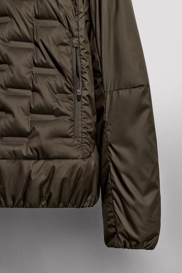 RUNNING PUFFER JACKET 80% DOWN - 20% FEATHER - Dark brown by Zara - Image 9