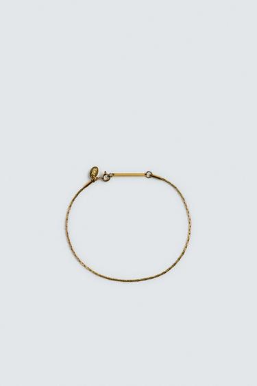 БРАСЛЕТ-ЦЕПОЧКА ИЗ НЕРЖАВЕЮЩЕЙ СТАЛИ — ЗОЛОТОЙ от Zara