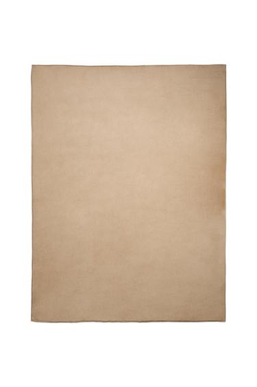 FLEECE THROW - Light beige by Zara