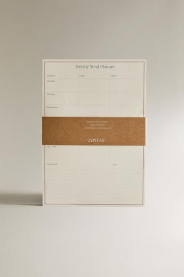 AIMANT PLANIFICATEUR HEBDOMADAIRE (45 FEUILLES) - Beige clair de Zara - Image 3