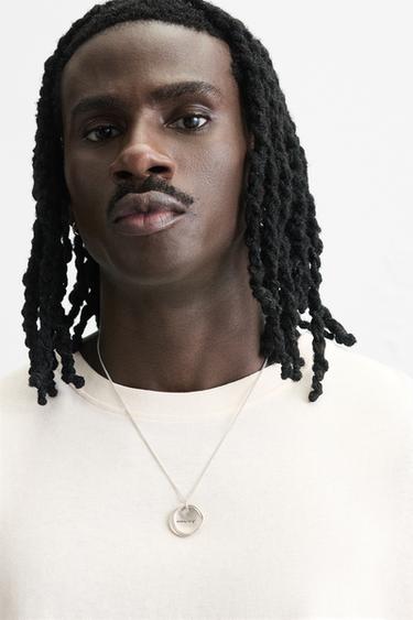 IRREGULAR TEXTURE T-SHIRT - Oyster-white by Zara - Image 4