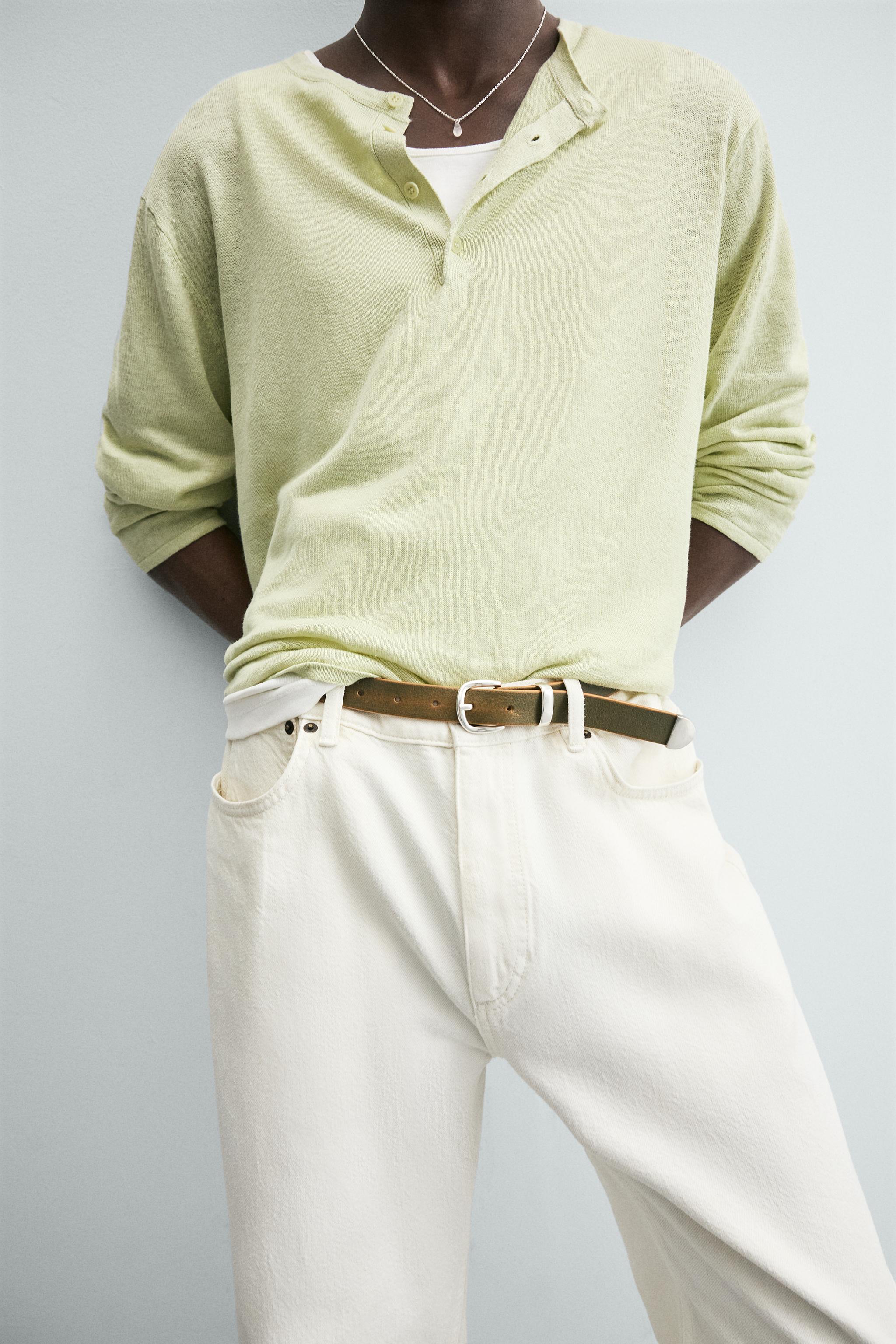 100% HEMP HENLEY JUMPER
