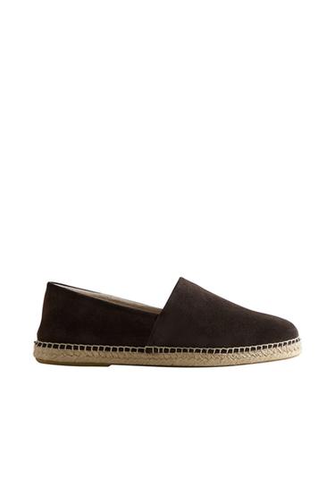 LEDER-ESPADRILLES - Braun von Zara