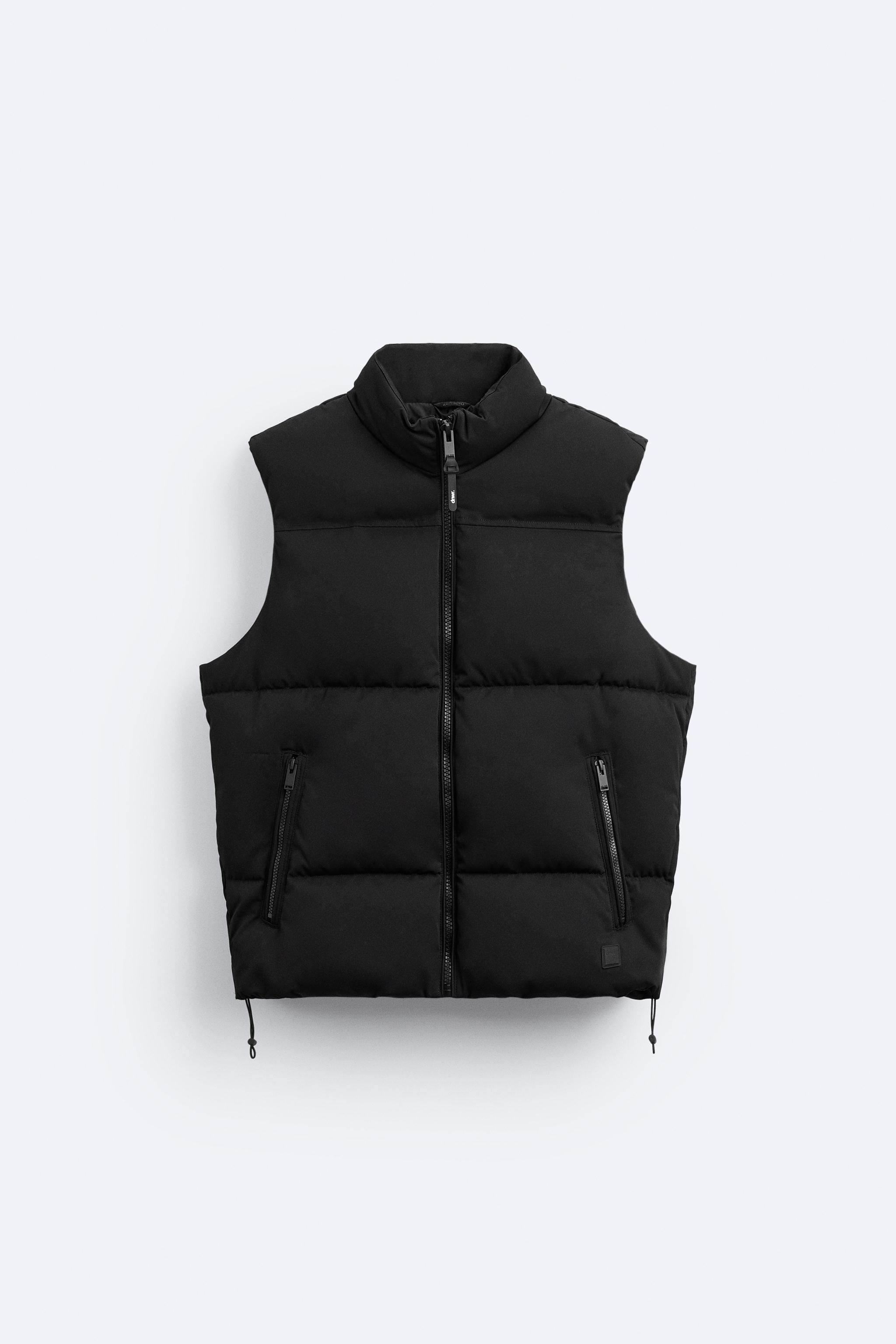 Black puffer deals vests