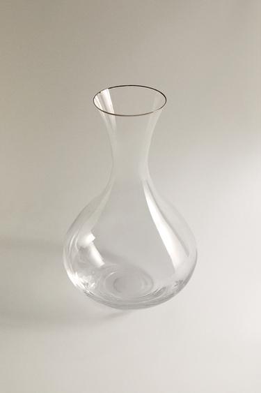SILVER RIM CRYSTALLINE BOTTLE - Silver by Zara - Image 1