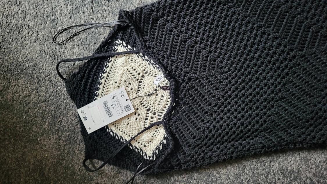 KNIT CROCHET DRESS - Image 3