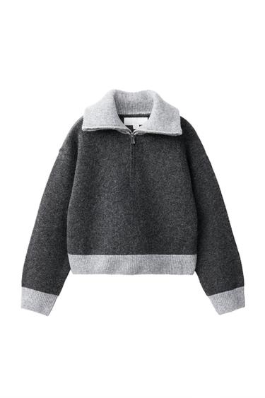 JERSEY PUNTO CONTRASTE - Gris vigoré de Zara