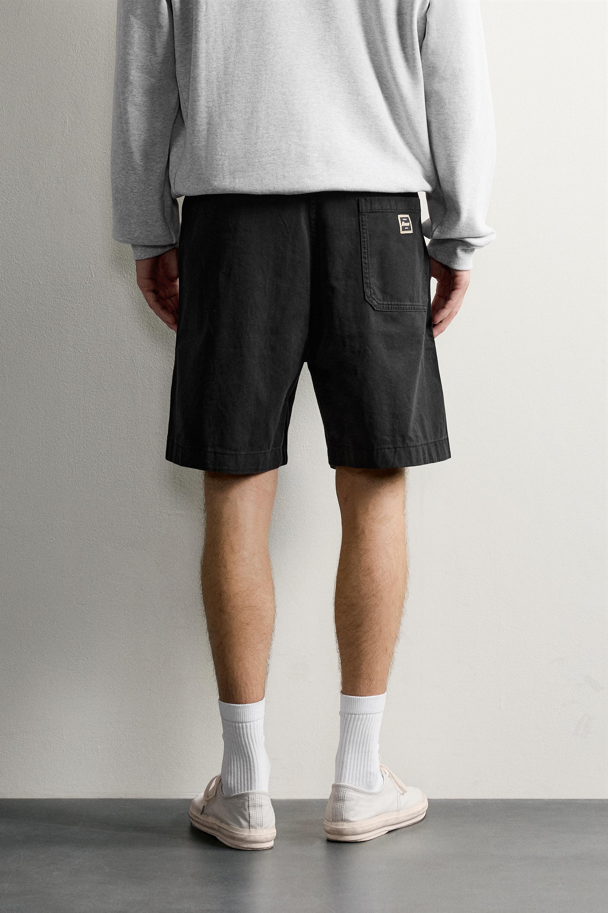 WASHED RELAXED FIT SHORTS