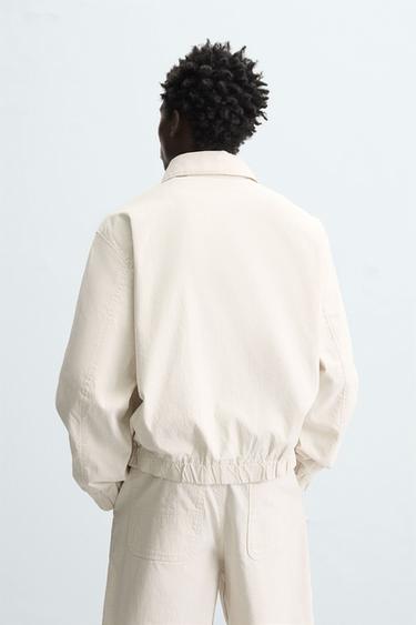 STRIPED TEXTURED JACKET - striped by Zara - Image 2