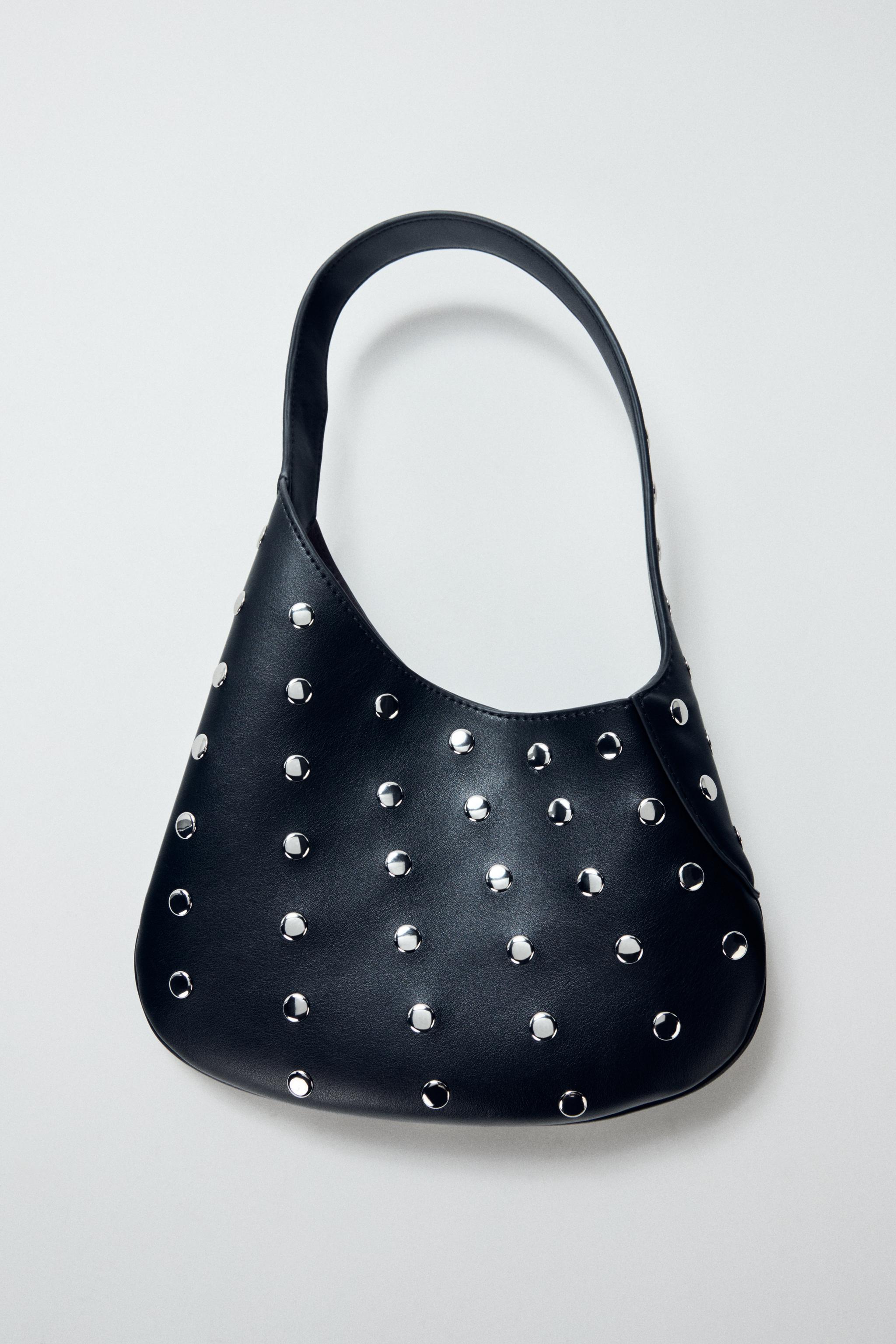 ZARA ❤️ショルダーバッグ ロック フラップショルダーバッグ - ブラック | ZARA Japan / 日本