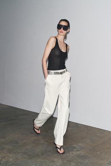 T-SHIRT EN COTON SUPIMA® - Noir de Zara - Image 0