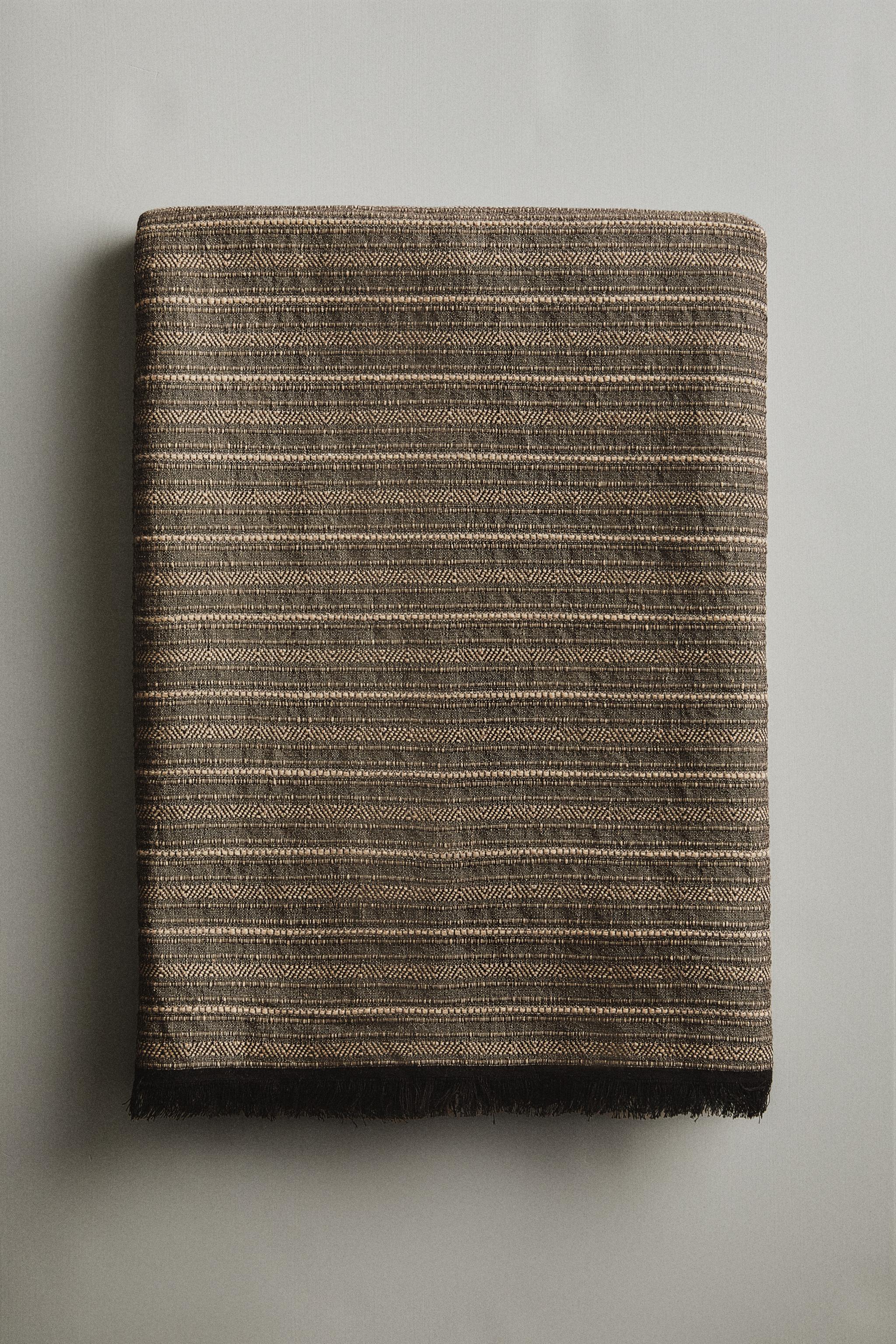 COUVERTURE COTON LIN