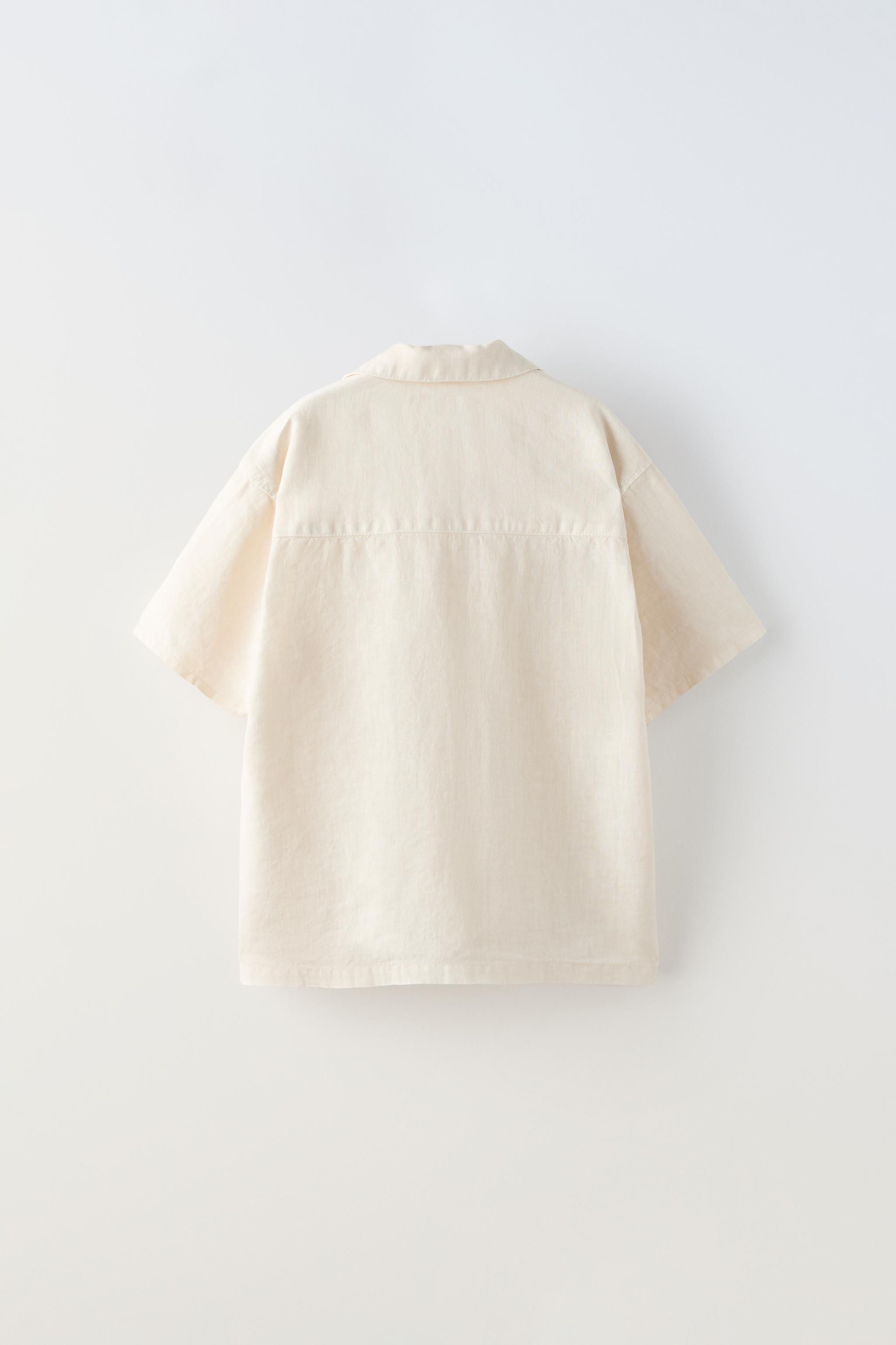 Camisa blanca zara niño online