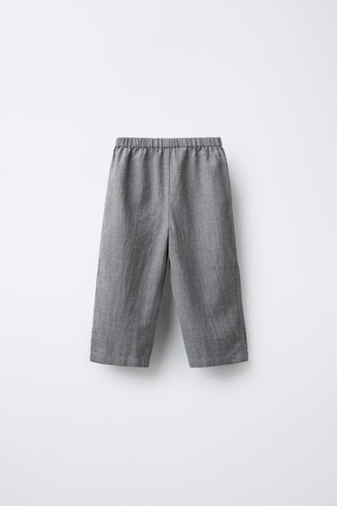 2-6 YEARS / STAND COLLAR PYJAMAS - Grey marl by Zara - Image 4