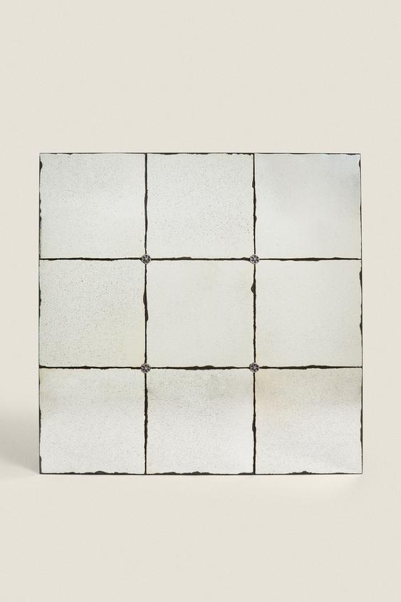 ANTIQUEFINISH SQUARE MIRROR 990 ZARA United States