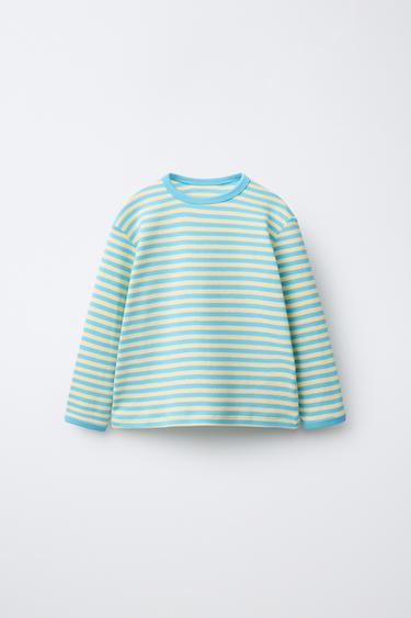 PYJAMA À RAYURES (1 AN ET DEMI - 6 ANS) - Bleu clair de Zara - Image 1