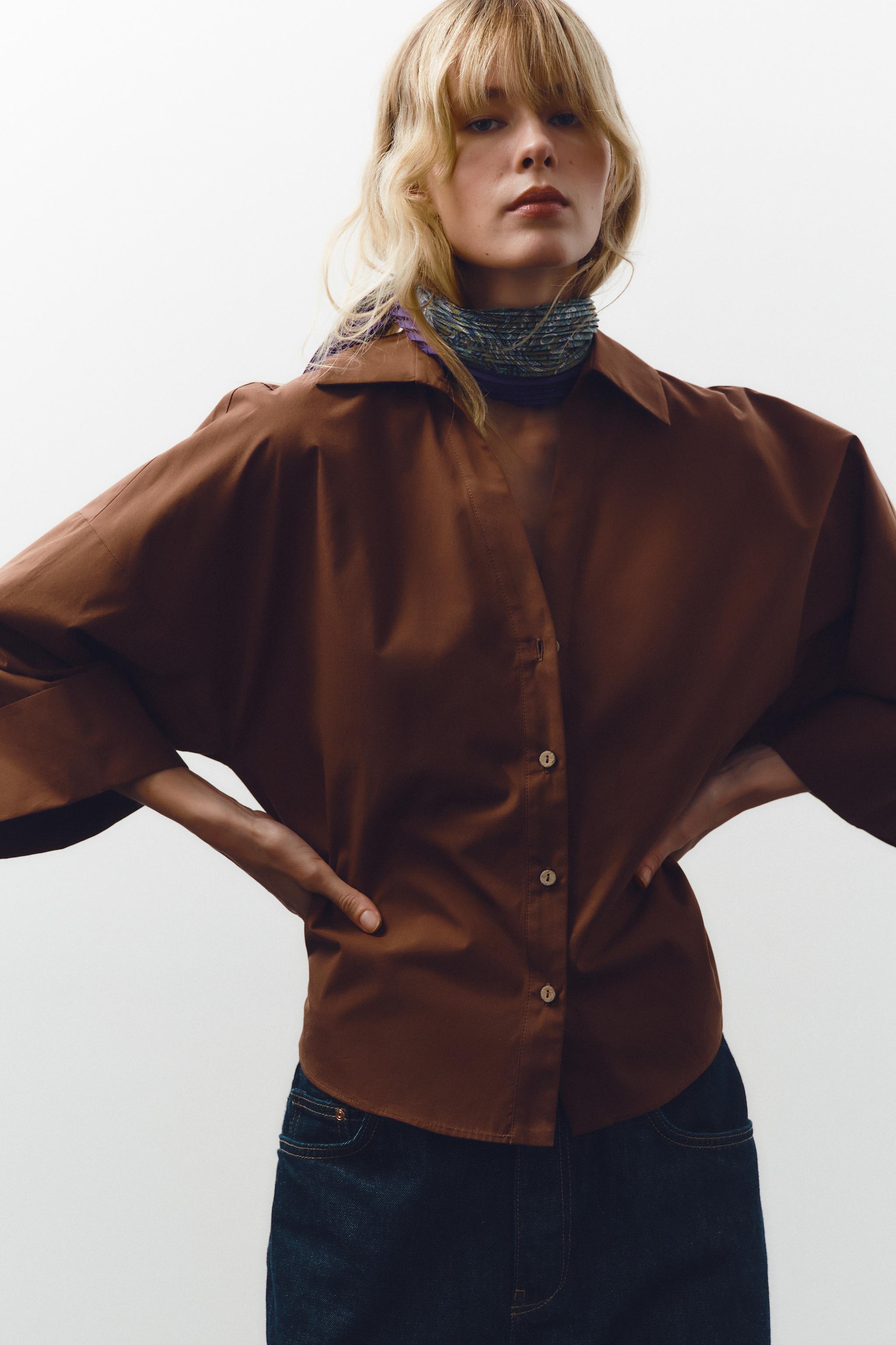 レディースポプリンシャツ | ZARA 日本