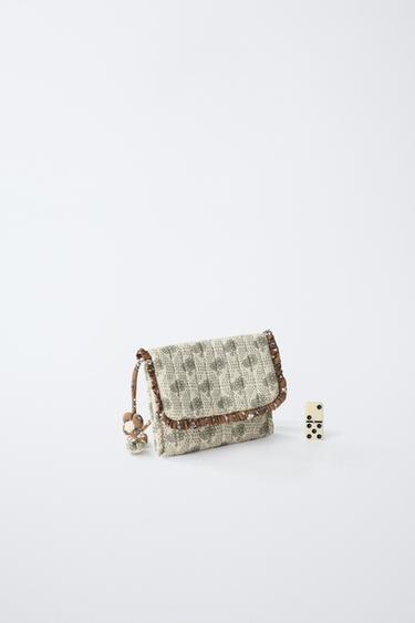 FLORAL CROSSBODY BAG - Ecru White by Zara - Image 5