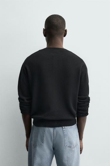 DICE HEARTS PATCH CARDIGAN - Black by Zara - Image 2