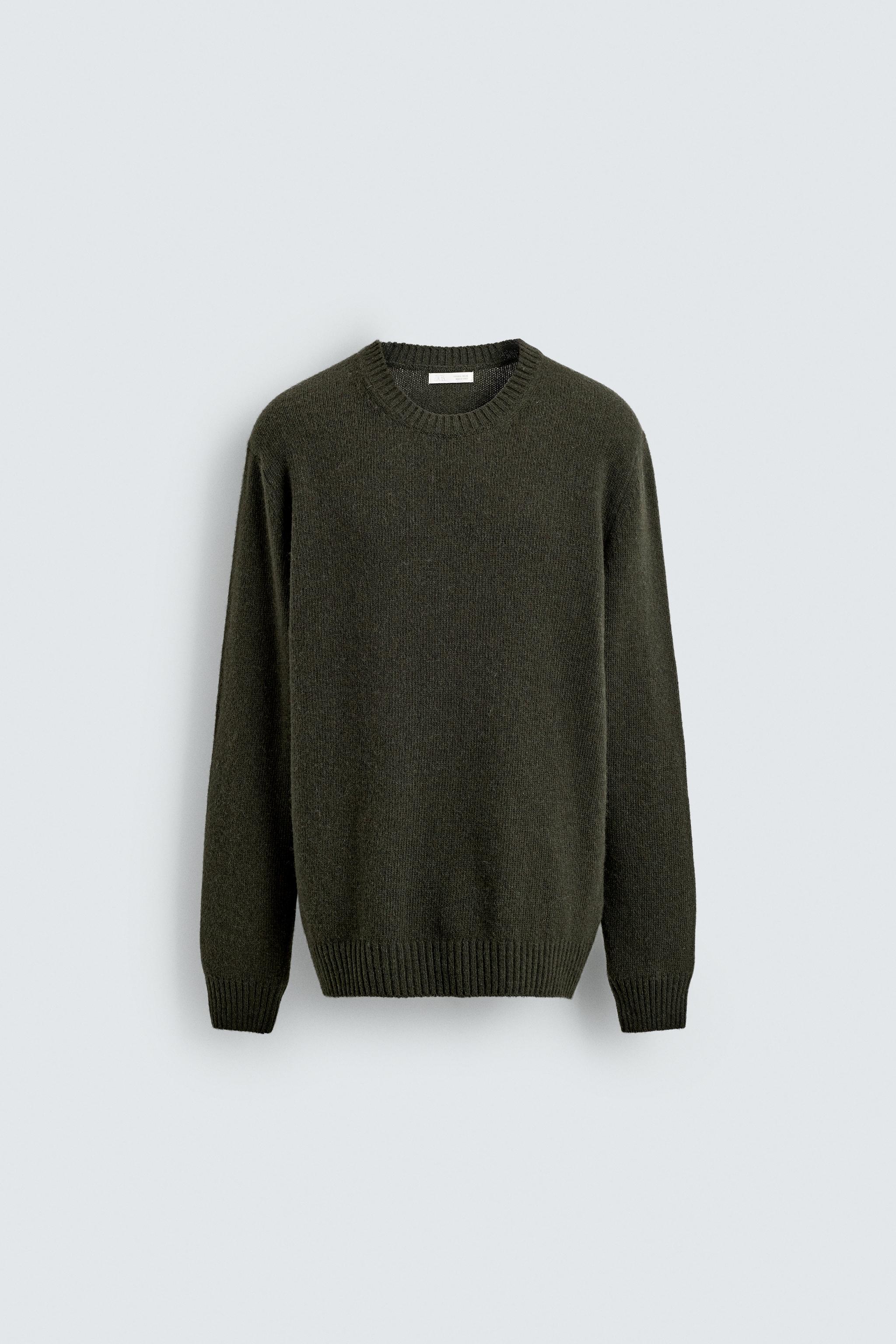 REGULAR FIT WOOL BLEND SWEATER