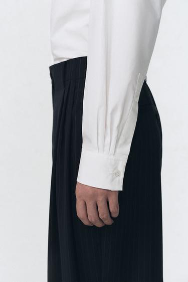 POPLIN SHIRT WITH BOW SOSHIOTSUKI X ZARA - White by Zara - Image 5