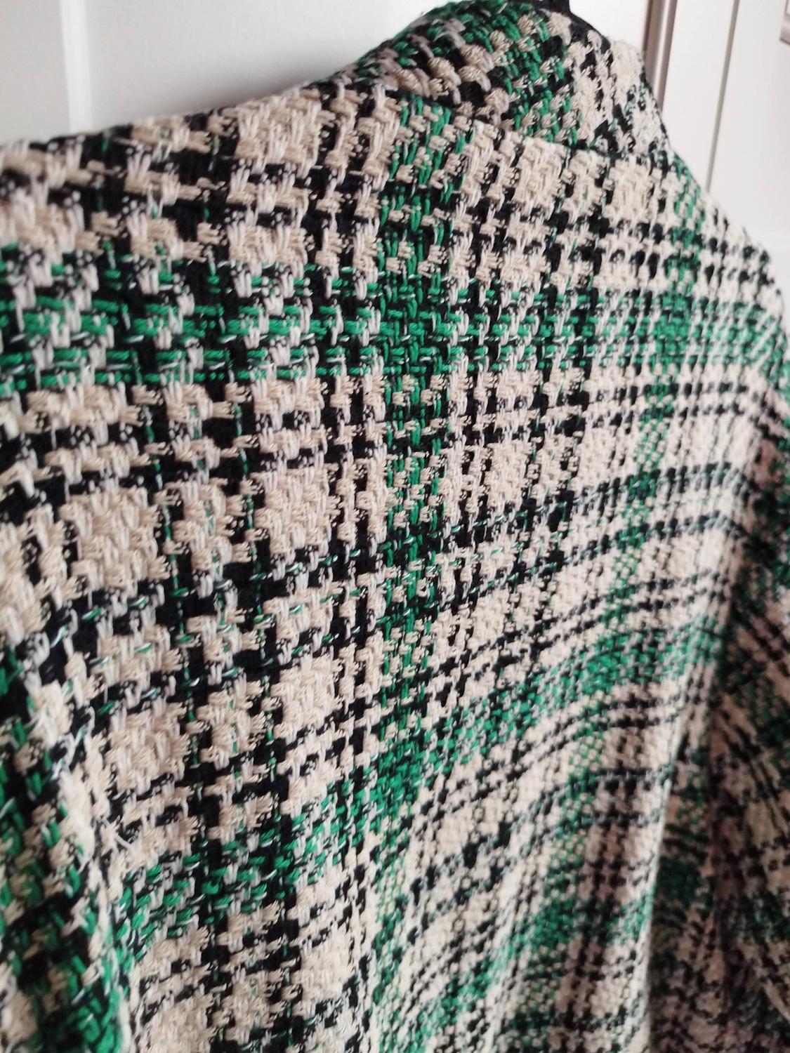 CHECK TEXTURED BOMBER JACKET - Image 7