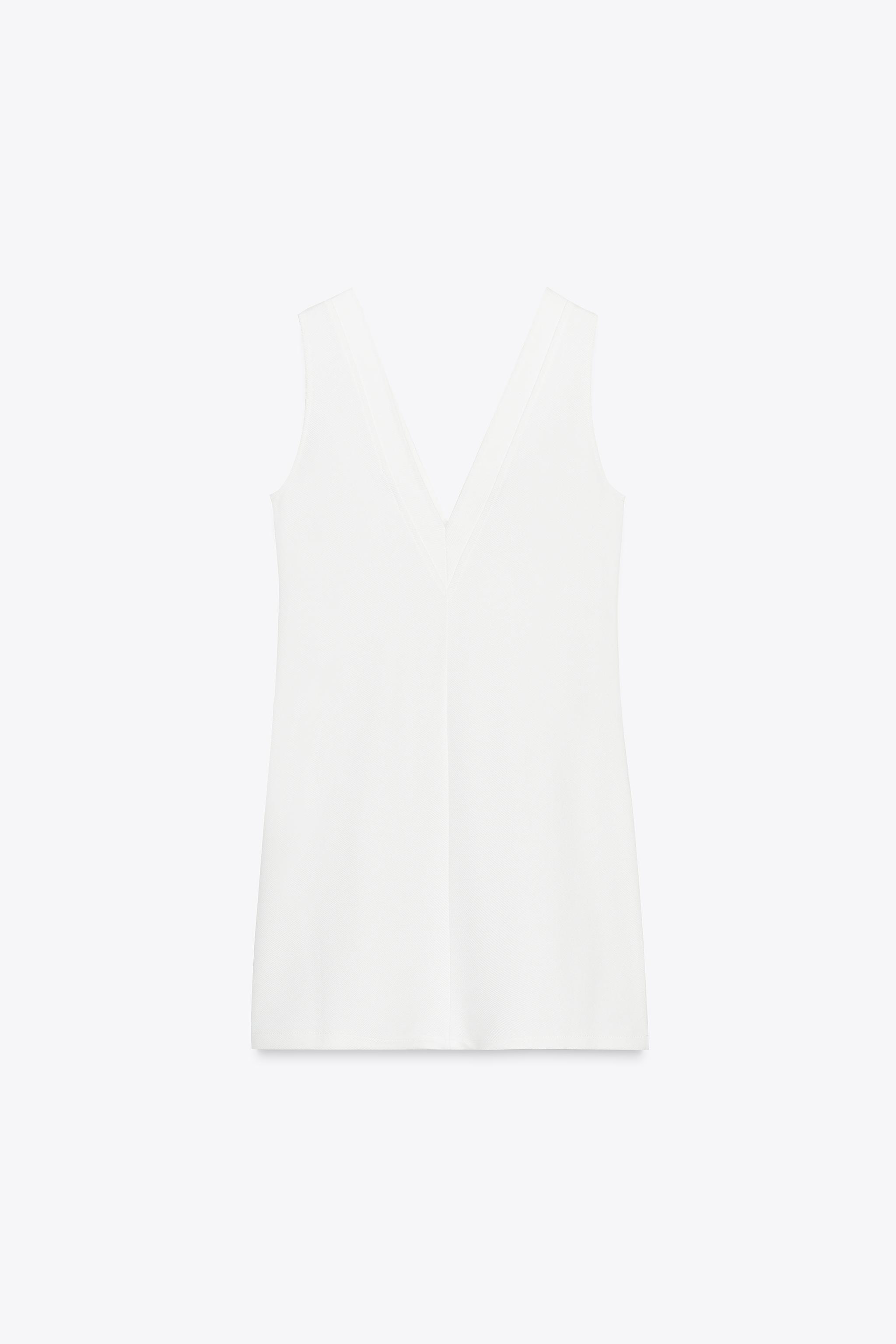 TWILL POCKET DRESS - White | ZARA United States