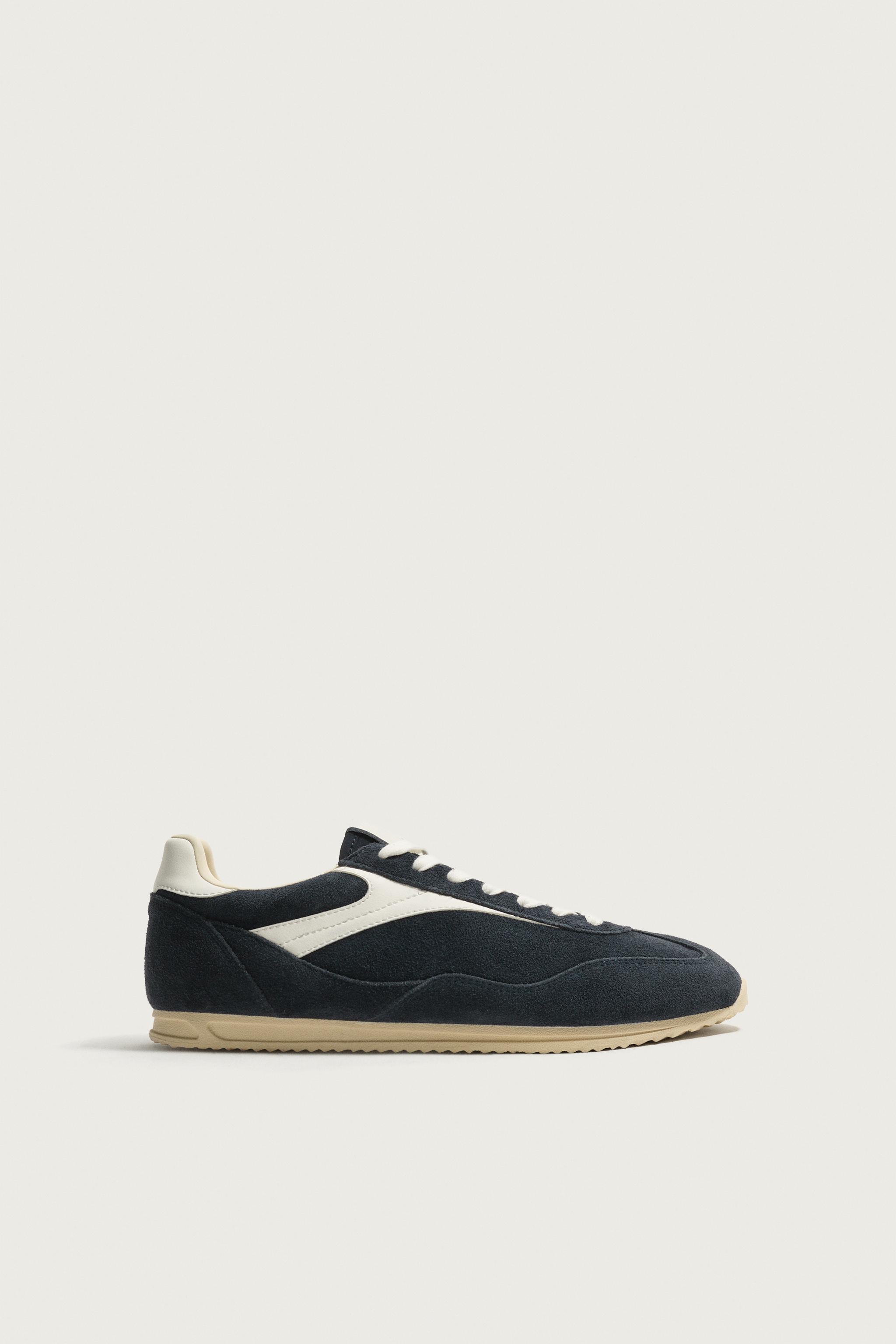RETRO LEATHER SNEAKERS