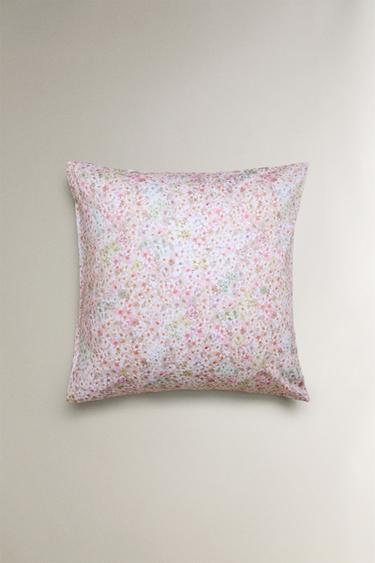 FLORAL PRINT PILLOWCASE - Pink by Zara - Image 2