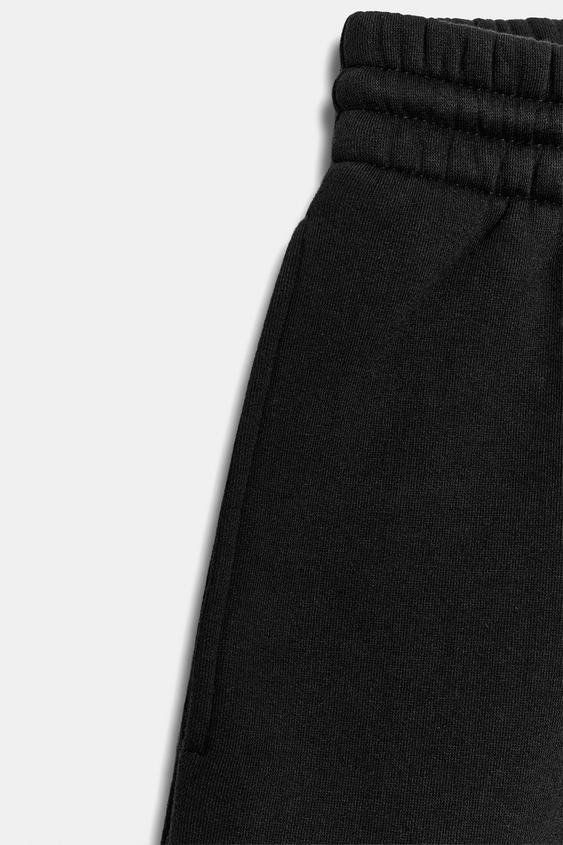 BERMULA LONGUE EN MOLLETON - Noir de Zara - Image 9