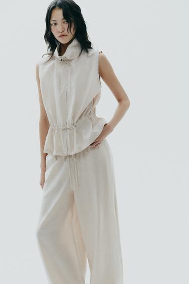 COLETE FLUIDO AJUSTÁVEL - Gelo da Zara