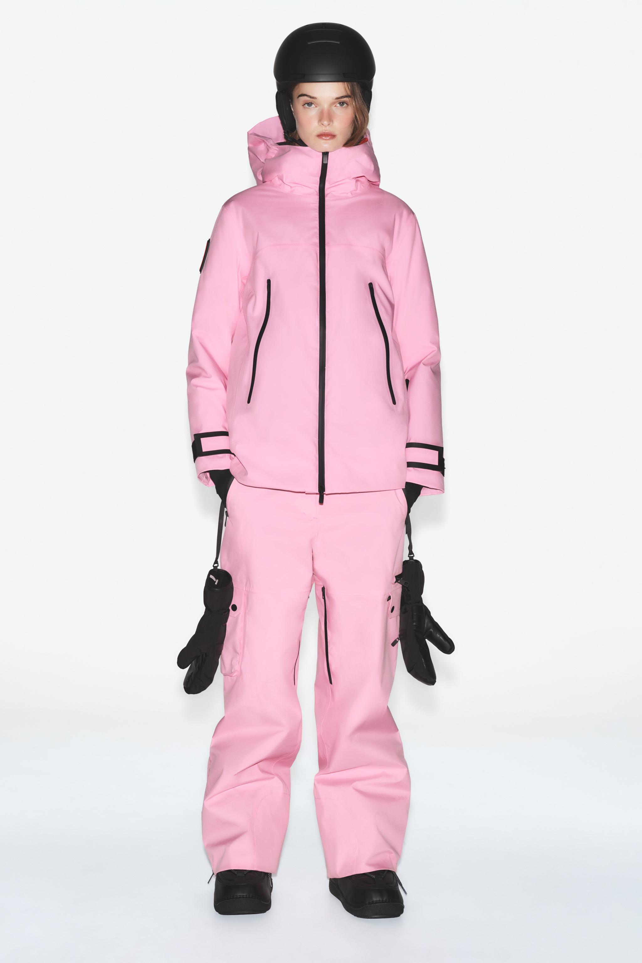 WATER RESISTANT AND WIND PROTECTION ダウンジャケット RECCO® TECHNOLOGY SKI  COLLECTION - ピンク | ZARA Japan / 日本