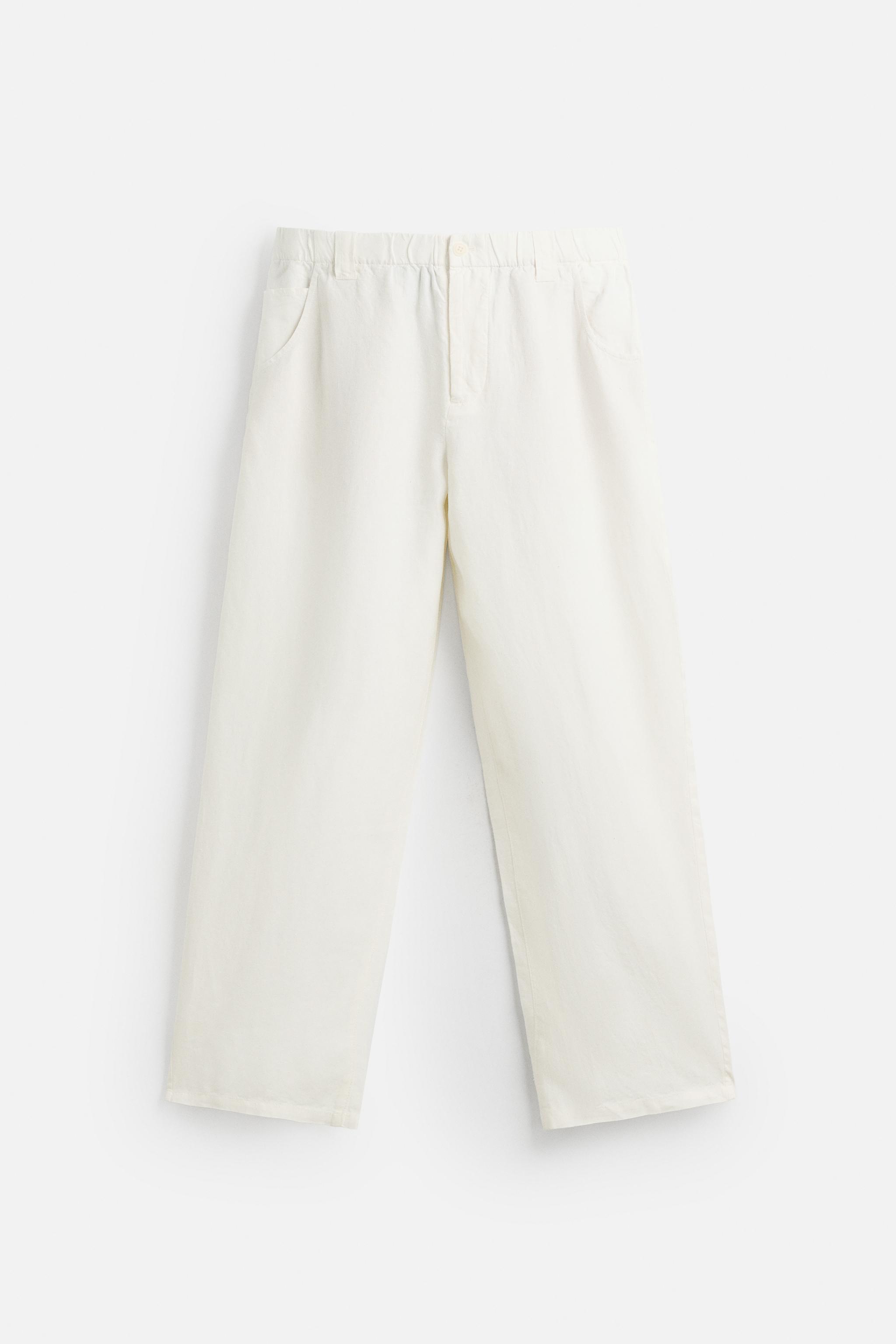 PANTALON COUPE DÉCONTRACTÉE 100 % CHANVRE