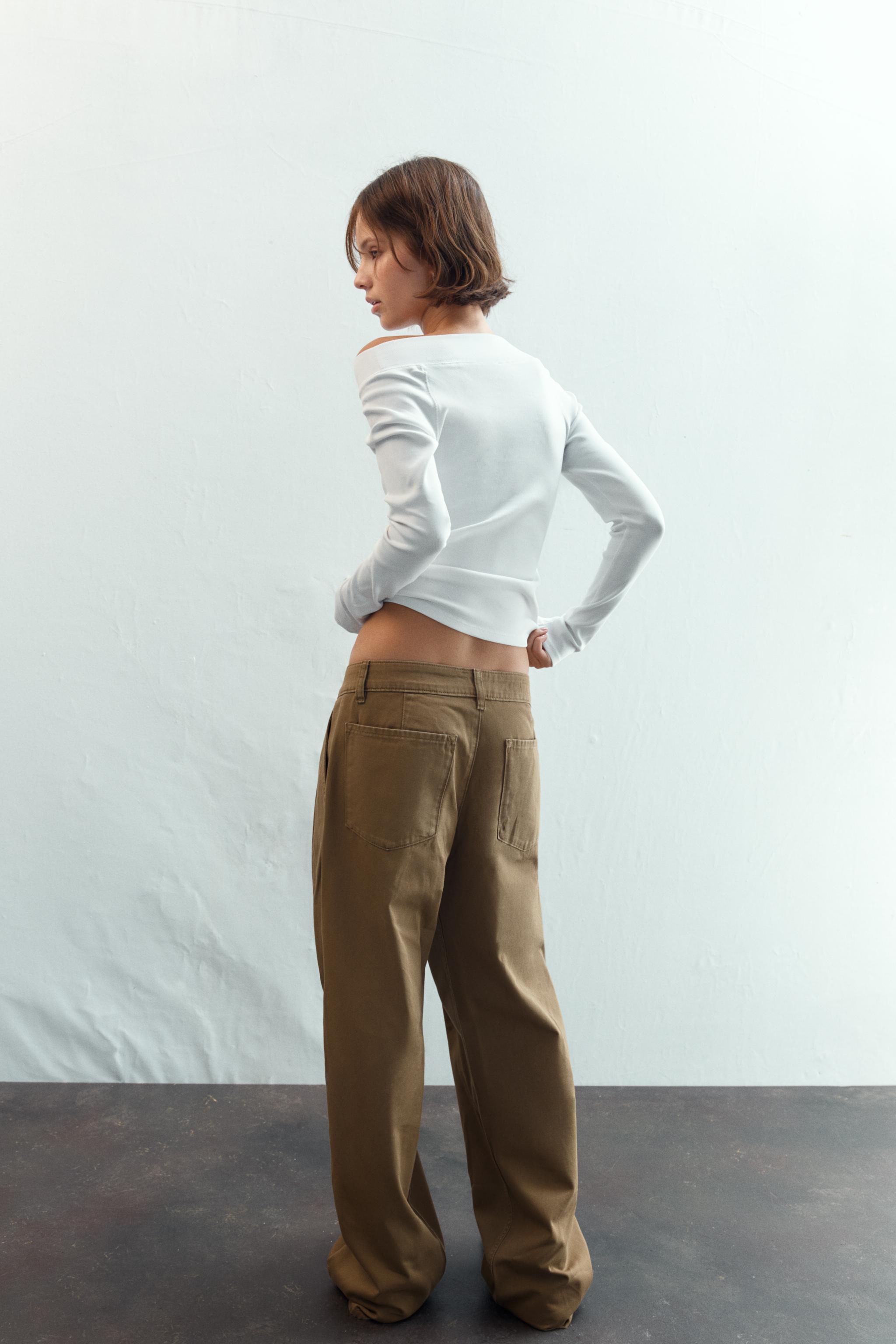 T-SHIRT CÔTELÉ À COL BATEAU