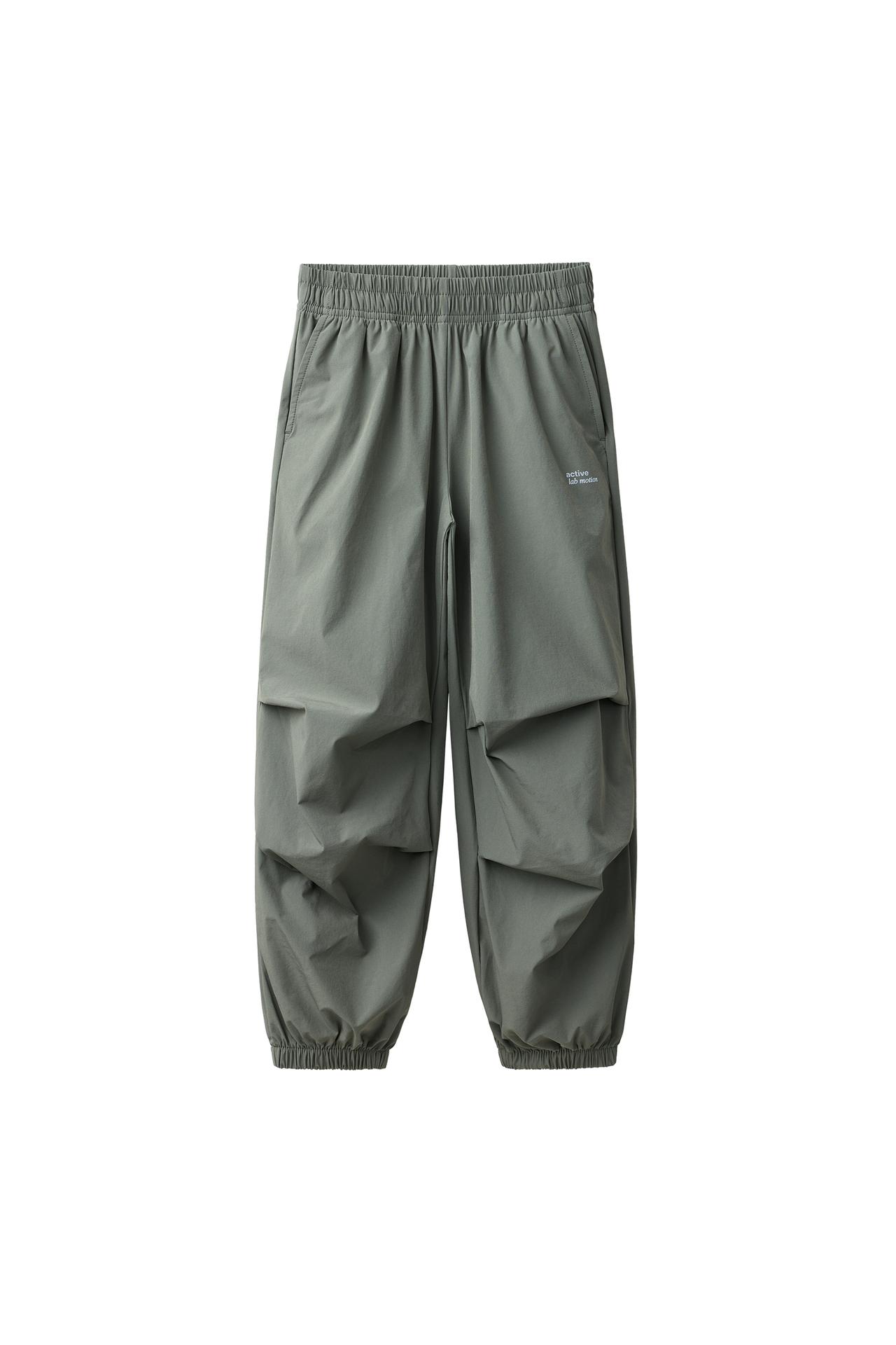 SPORTY NYLON JOGGER TROUSERS