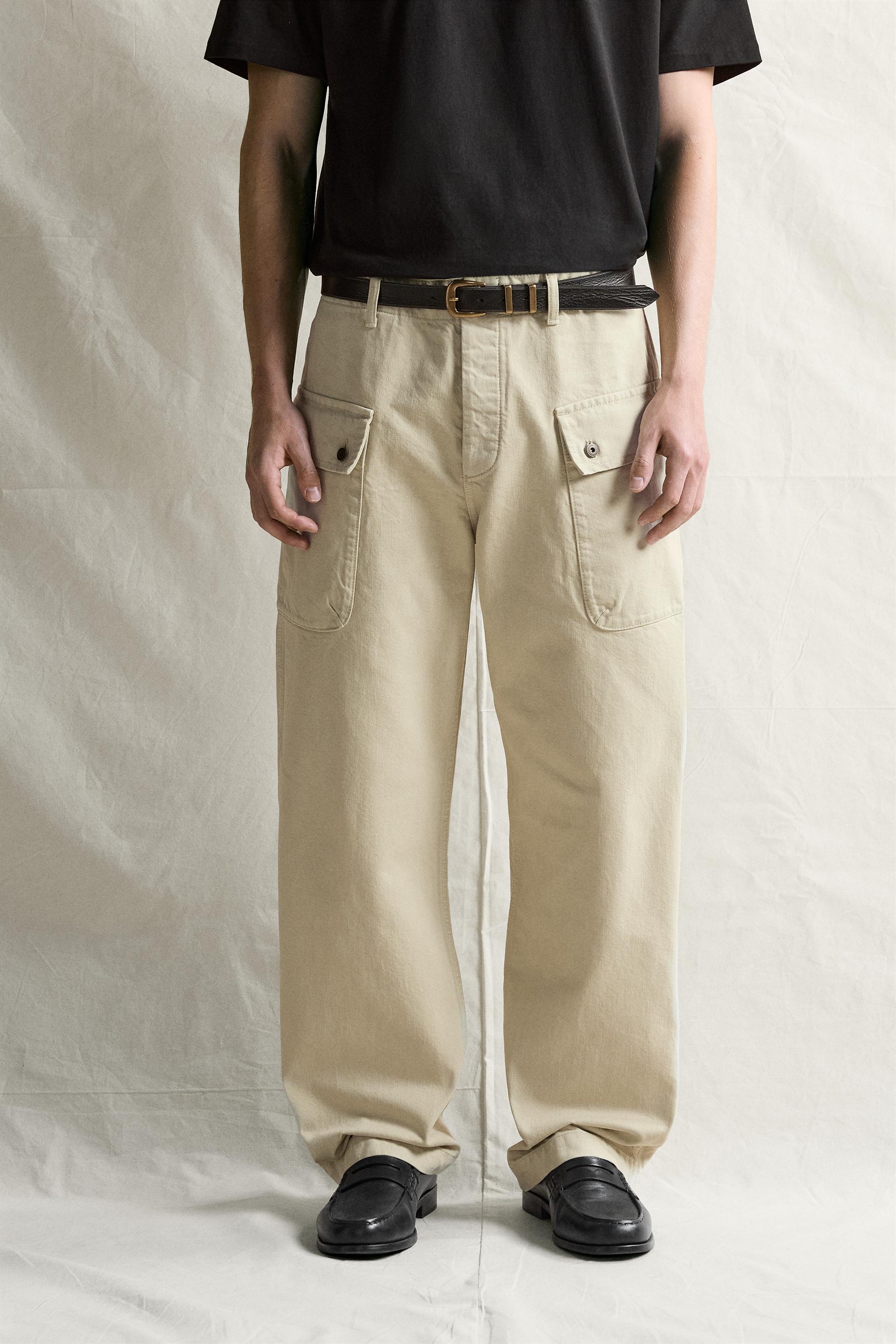 PANTALON CARGO COUPE DÉCONTRACTÉE