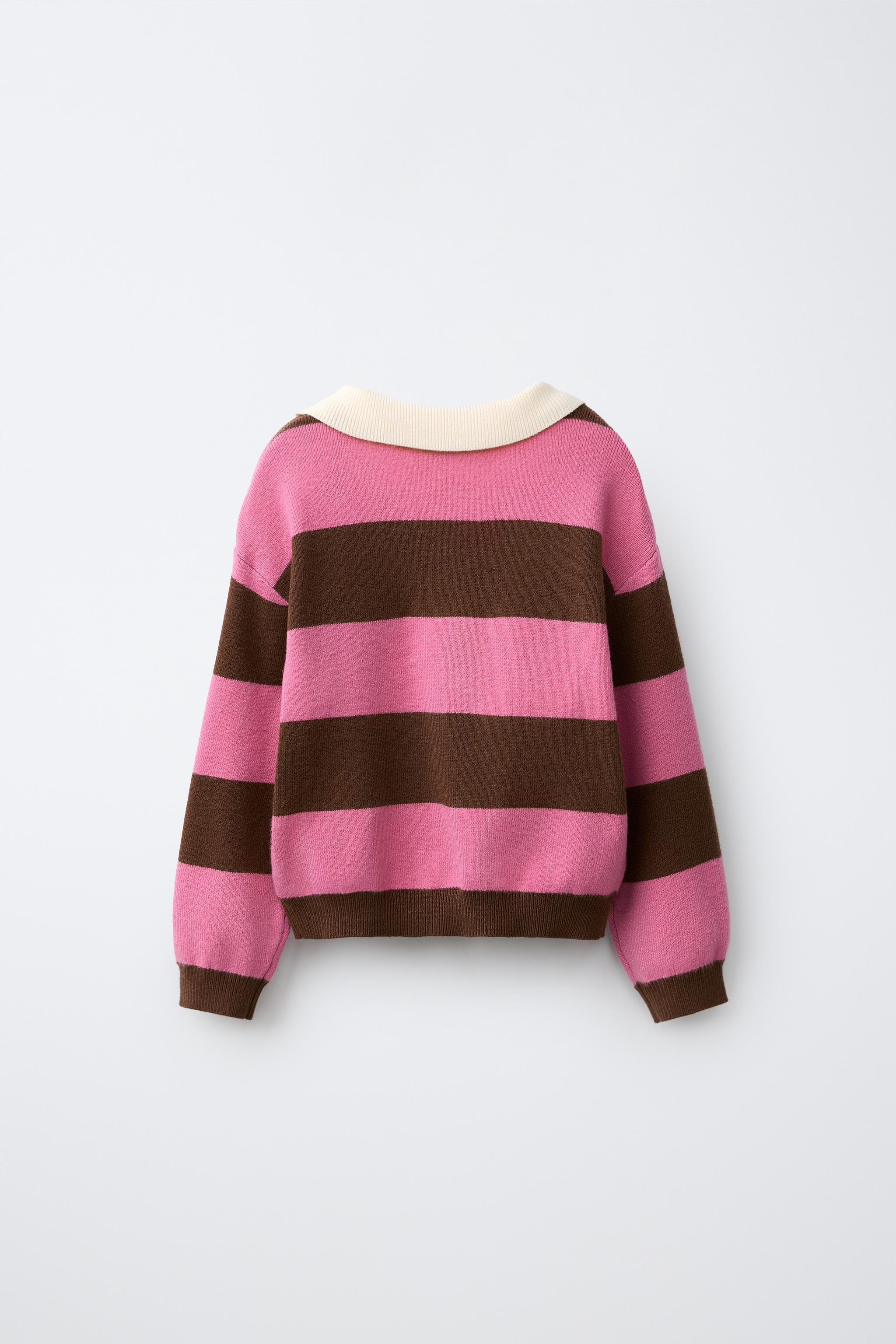 STRIPED DOG KNIT POLO