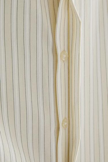 STRIPED SHIRT - Ecru by Zara - Image 2