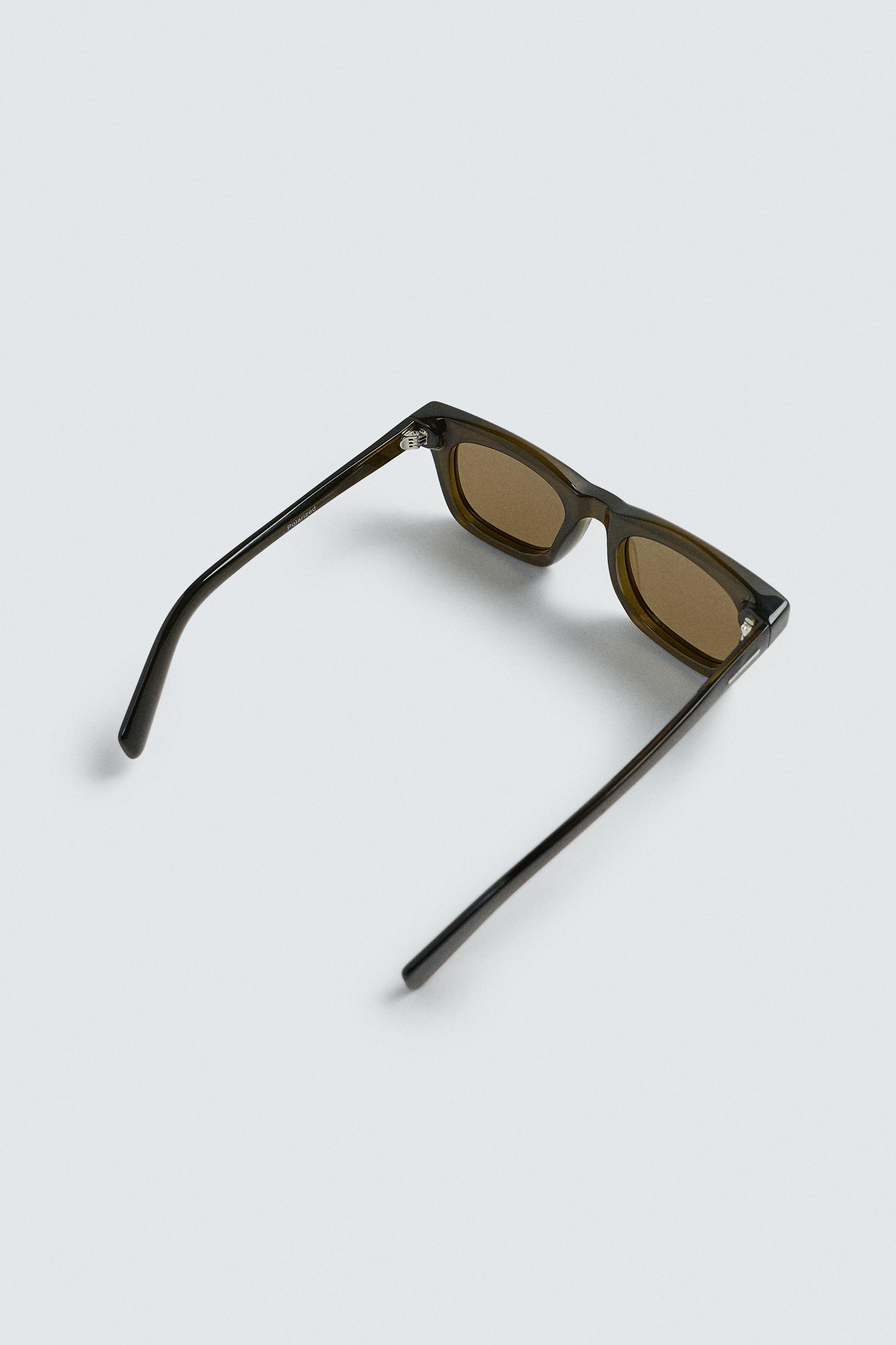 OVAL SUNGLASSES - Olive green | ZARA United States display picture 1