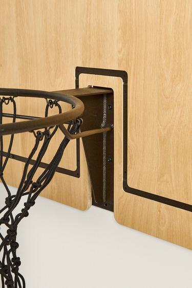 WOODEN WALL BASKETBALL HOOP - Brown by Zara - Image 4