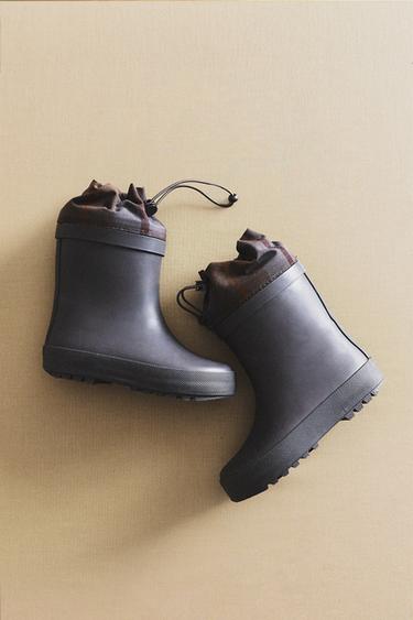 CHILDREN'S WELLIES - Dark Grey by Zara
